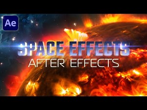Space Effects - After Effects (Make your own space animations)