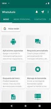 Función de respuesta de menú | WhatsAuto - Aplicación de respuesta automática