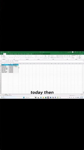 Never Miss a Project Deadline! ⏰ #exceltricks