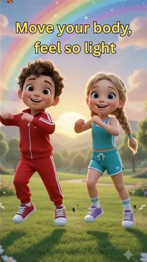 Morning Exercise for Kids 🌞 | Fun Kids Movement Song 🏃‍♀️🎵 | Healthy Habits for Children | #kids