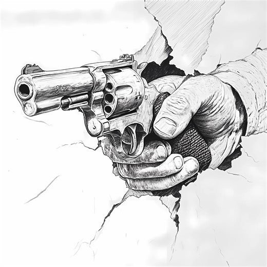 Revolver Pencil Sketch PNG – Realistic Handgun Art, Commercial Use (digital Download) - Etsy Denmark