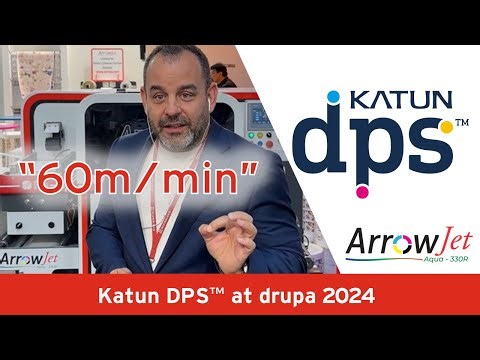 High-Resolution Inkjet Printing: ArrowJet Aqua 330R | Katun DPS® at drupa