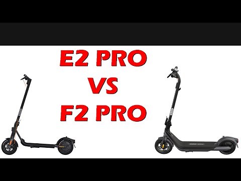 Segway Ninebot E2 Pro vs F2 Pro: Specs, Features & Comparison