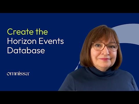 Creating and Configuring the Horizon Events Database