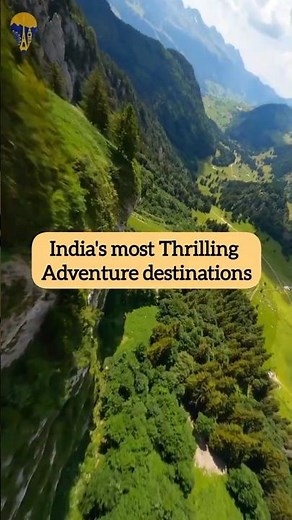 Top 5 Thrilling Adventure Places in India | Travel Bucket List 🏔️#adventure