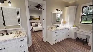 17K views · 353 reactions | Take a virtual tour of Plan 041-00263! This 2,428 sq. ft. Modern Farmhouse plan has 3 bedrooms, 2.5 bathrooms, a vaulted great room, a walk-in pantry, and a large primary closet. Explore this split bedroom layout on our website: https://buff.ly/3Bv2BZA Find more virtual tours here: https://buff.ly/2KNo4EN | America's Best House Plans | Facebook