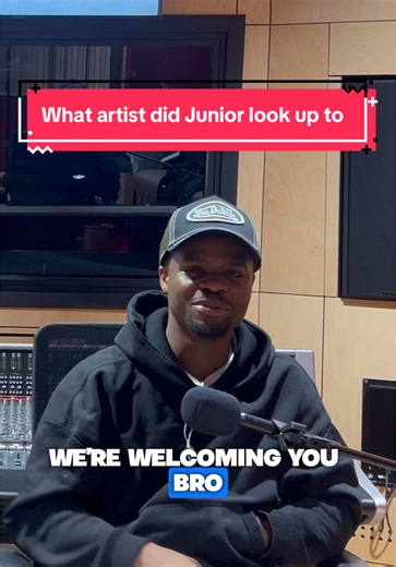 What artist did Junior look up to 👀 #azpodcast_ #not3s #afroswing #ukmusic #addisonlee @Junior