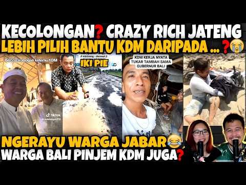 KDM EFEK‼️CRAZY RICH JATENG PILIH BANTU KDM DARIPADA GUBERNURNYA❓WARGA BALI IKUTAN MINJEM KDM🤣‼️