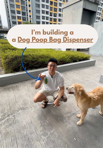 DIY Dog Poop Bag Dispenser Tutorial