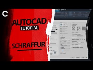 AutoCAD Anfänger Tutorial 09 (Deutsch) - Schraffuren
