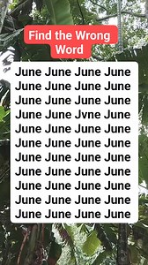 460K views · 8K reactions | Find the Wrong Word #brainteaser #search #find | Basic Math | Facebook