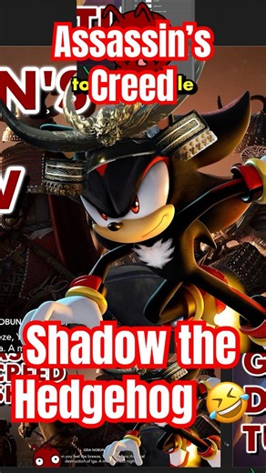 The Greatest Misleading Thumbnail | Assassin's Creed Shadows The Hedge Hog 🏯🦔 #adhd #funny
