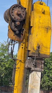 Excavator Amazing drop hammer perfect piling | Bulldozer Boy