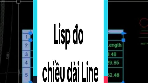 Thống kê chiều dài dây trong AutoCAD
