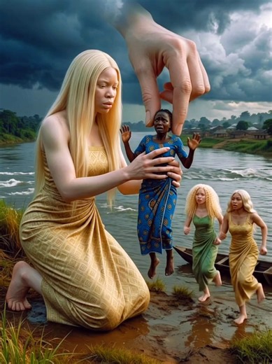 THE THREE GIANT SISTERS OF THE RIVER 👍🔥 Episode 3 Deep inside a remote Nigerian village, life is separated from the outside world by a massive, deep and dangerous river. Every morning, villagers must cross the river to reach the market, farms, school, and neighboring communities.