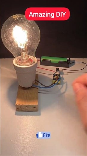 Low Voltage Light Experiment 💡 | Amazing DIY #shorts #diy #experiment