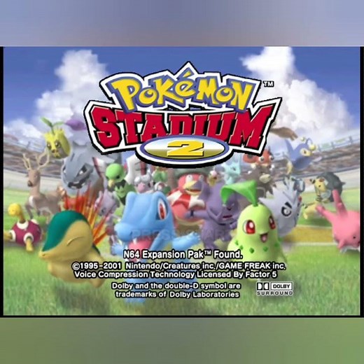 Pokemon Stadium 2🏟: Beginning Intro