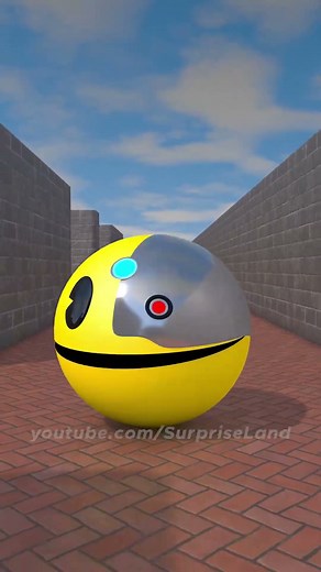 Pacman Universe – 3D Pacman Animation Scene