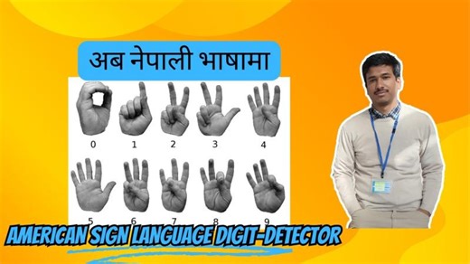 American Sign Language Digit Detector | 0-9 Digit | Explained in Nepali
