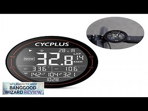 CYCPLUS M2 Bike Computer ANT+ GPS Bluetooth Smart Wireless Stopwatch Speedometer Odometer Review