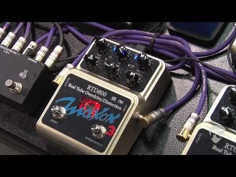 NAMM '11 - Maxon Effects Real Tube: Compressor/Limiter, Overdrive & Overdrive/Distortion Demos