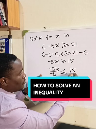 How to Solve an Inequality Step by Step