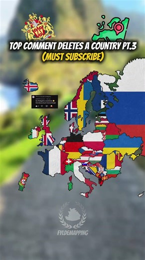 Top comment deletes a country Pt.3 #mapping
