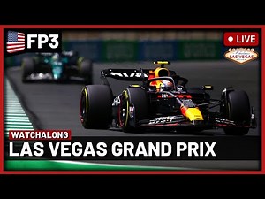 F1 Live - Las Vegas GP Free Practice 3 Watchalong | Live timings + Commentary