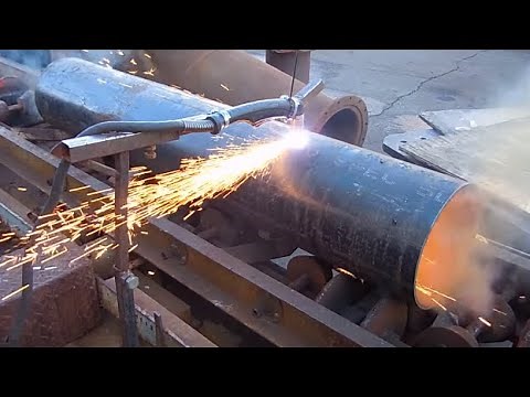 How To Cut Steel Pipe With A Plasma Cutter Using Rolling Stands