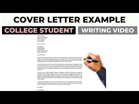 Cover Letter Example For College Student