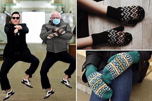 How to knit your own Bernie Sanders mittens after inauguration frenzy