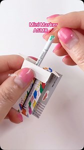 25K views · 14K reactions | Packing Mini Markers 﫧 So Small, So Satisfying No talking, just pure sounds and tiny joy! Enjoy the calm✨ #ASMR #miniature #gacha #marker #artsupply #stationery #oddysatisfying #satisfying #tinythings #whatsinmybag #packing #wimb #botd #grwm #fyp #미니어쳐 #왓츠인마이백 | INBIN ASMR | Facebook