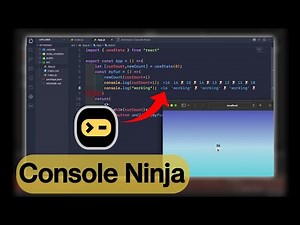 VSCode - Console Ninja