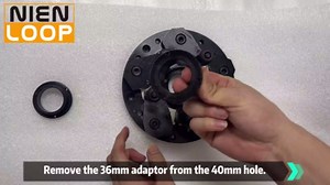 Universal Wheel Balancer Adaptor Fixture Plate, Tire Balancing Machine Clamp, for 36/38/40mm Shaft