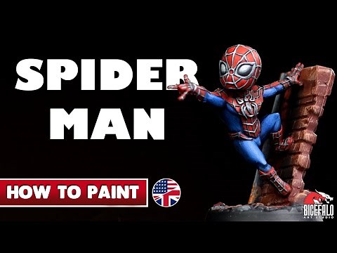 How to Paint SpiderMan - Marvel United (Cartoon)