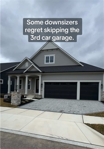 Some downsizers regret skipping the 3rd car garage. Not because they needed more cars — but because they underestimated storage. In a patio home (especially without a basement), that extra bay can become: • storage for seasonal items • bikes / golf clubs / tools • a hobby zone • space that keeps the home feeling uncluttered Downsizing isn’t just about square footage. It’s about where your “stuff” actually lives. 📍 Columbus, Ohio #ColumbusOhio #PatioHomes #Downsizing #CentralOhioHomes #newconstr