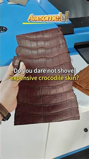 Never Fear Ruining Premium Crocodile Leather Again! KTWO K5355-S Splitting Machine #leathercraft