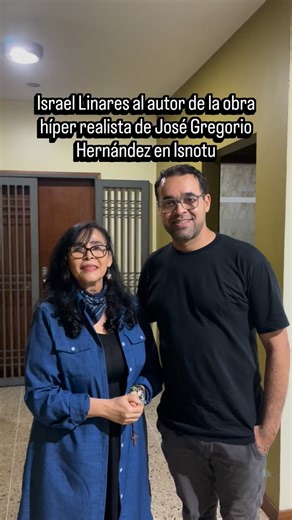 Morelia Valero | En bonita conversación con Israel linares, el artista merideño autor de la obra híper realista de nuestro Santo José Gregorio Hernández,... | Instagram