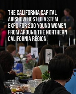 14K views · 742 reactions | Recently, Maj Michelle Curran, lead solo for the team, spoke at a STEM expo here at the California Capital Airshow. Fun fact: The top 4 who are putting the show together this weekend are all females! ‍✈️ | Air Force Thunderbirds | Facebook