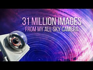 One Year Timelapse of the Sky from my All Sky Camera