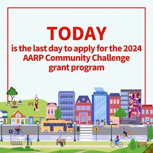⏰ Today is the last day to apply for the 2024 AARP Community...