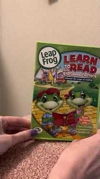 Leapfrog learn to read at the storybook factory dvd unboxing