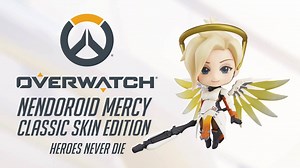 "Heroes never die." Overwatch's Mercy is joining the Nendoroid figure series complete with her Caduceus staff and blaster! Take a look at the video below for more details! Preorders close on the 24th August, so make sure you don't miss out! | Good Smile Company - USA