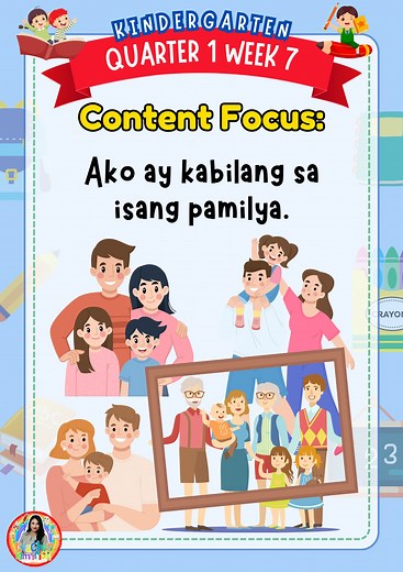 KINDERGARTEN MATATAG CURRICULUM QUARTER 1 WEEK 7 DAY 1-5 | Teacher Kim's Classroom Resources