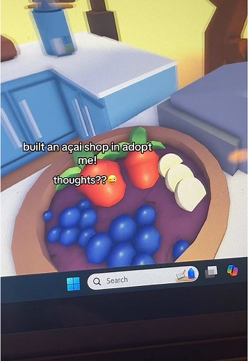 Delicious Açai Bowl in Adopt Me!