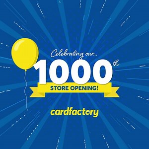 Our 1000th store is NOW OPEN in Blackwater Retail Park. Pop along and check it out! | Card Factory