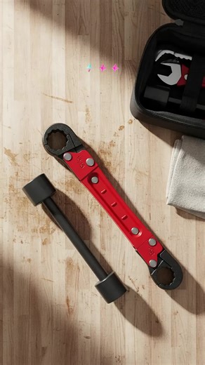 2-Piece Dual-Head Pipe Wrench Set, Water Heater Tool Kit, Car Plumbing Repair Tools, Professional Alloy Hand Tools for Easy Installation, Ratchet Combination Wrenches