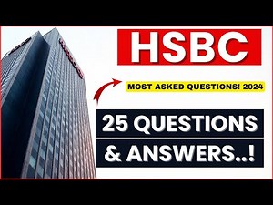 HSBC Job Interview Tips & Tricks 2025 | Real Questions & Best Answers