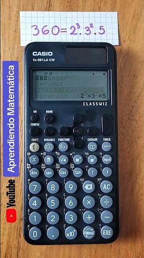 How to find the PRIME FACTORIZATION of a NUMBER on your CALCULATOR 🤔