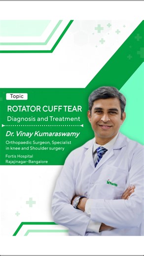 A rotator cuff tear can cause persistent pain, weakness, and limited...